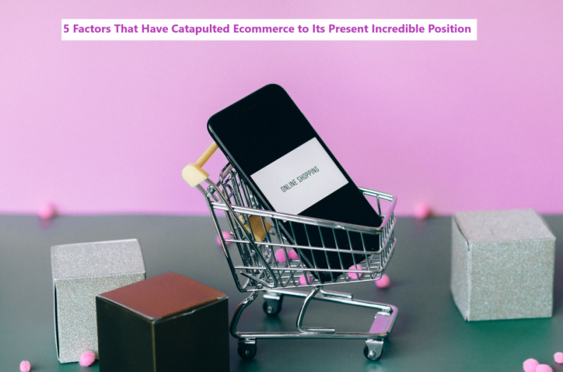 5 FACTORS THAT HAVE CATAPULTED ECOMMERCE TO ITS PRESENT INCREDIBLE POSITION.