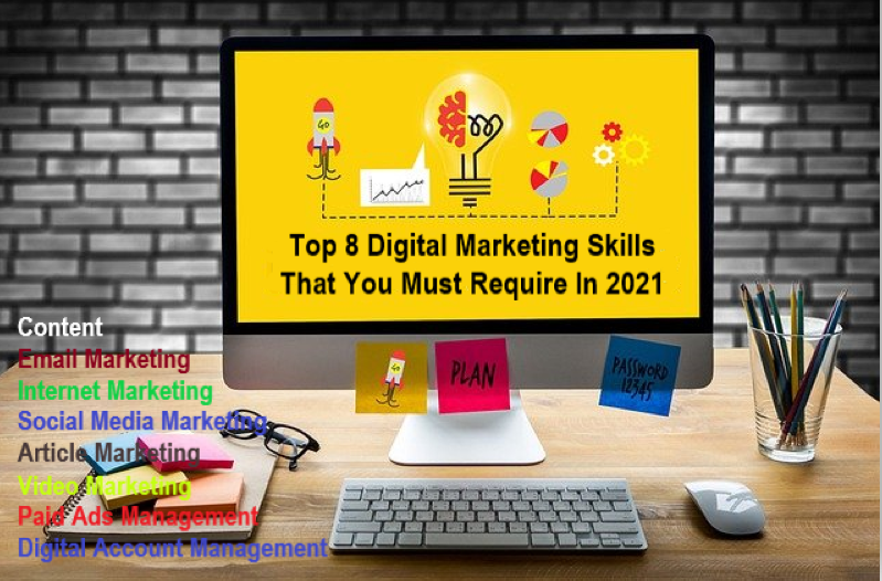 top 8 digital marketing skills